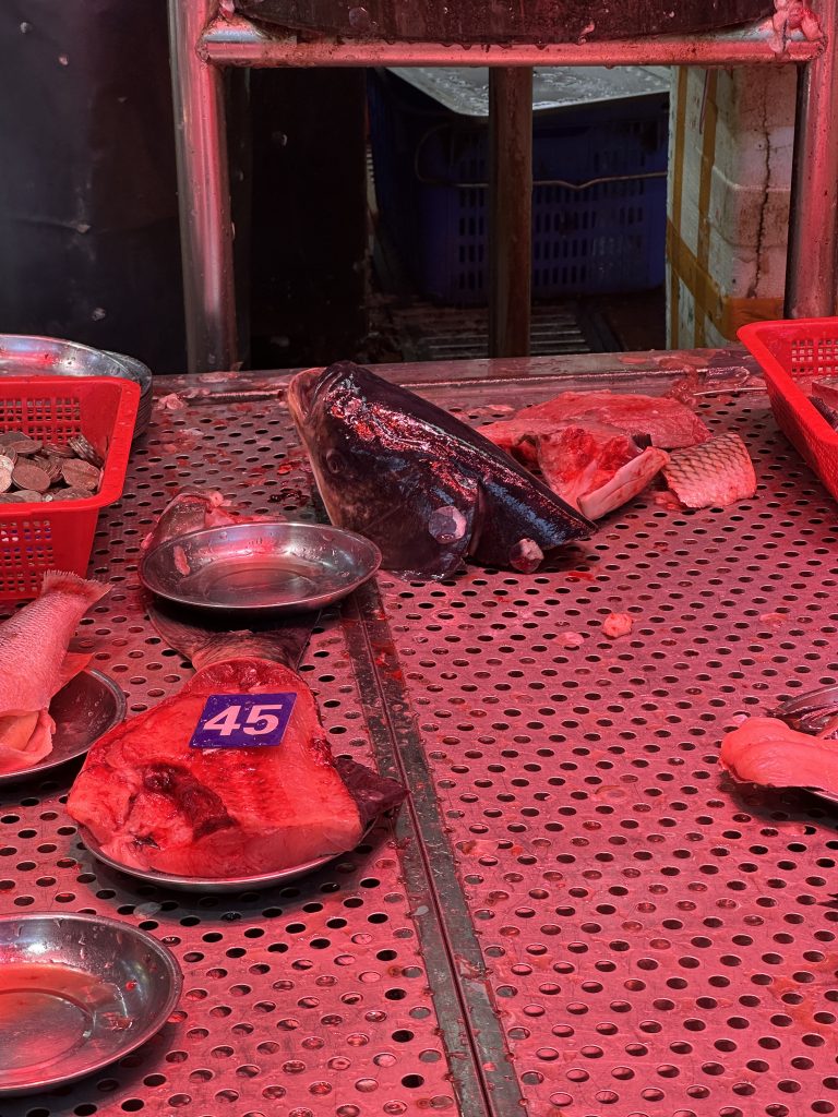 魚屋も淡水魚が中心
