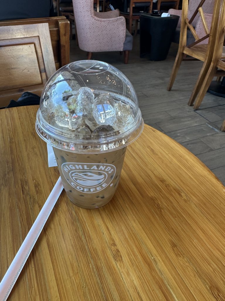 ハイランドコーヒーのアイスコーヒー